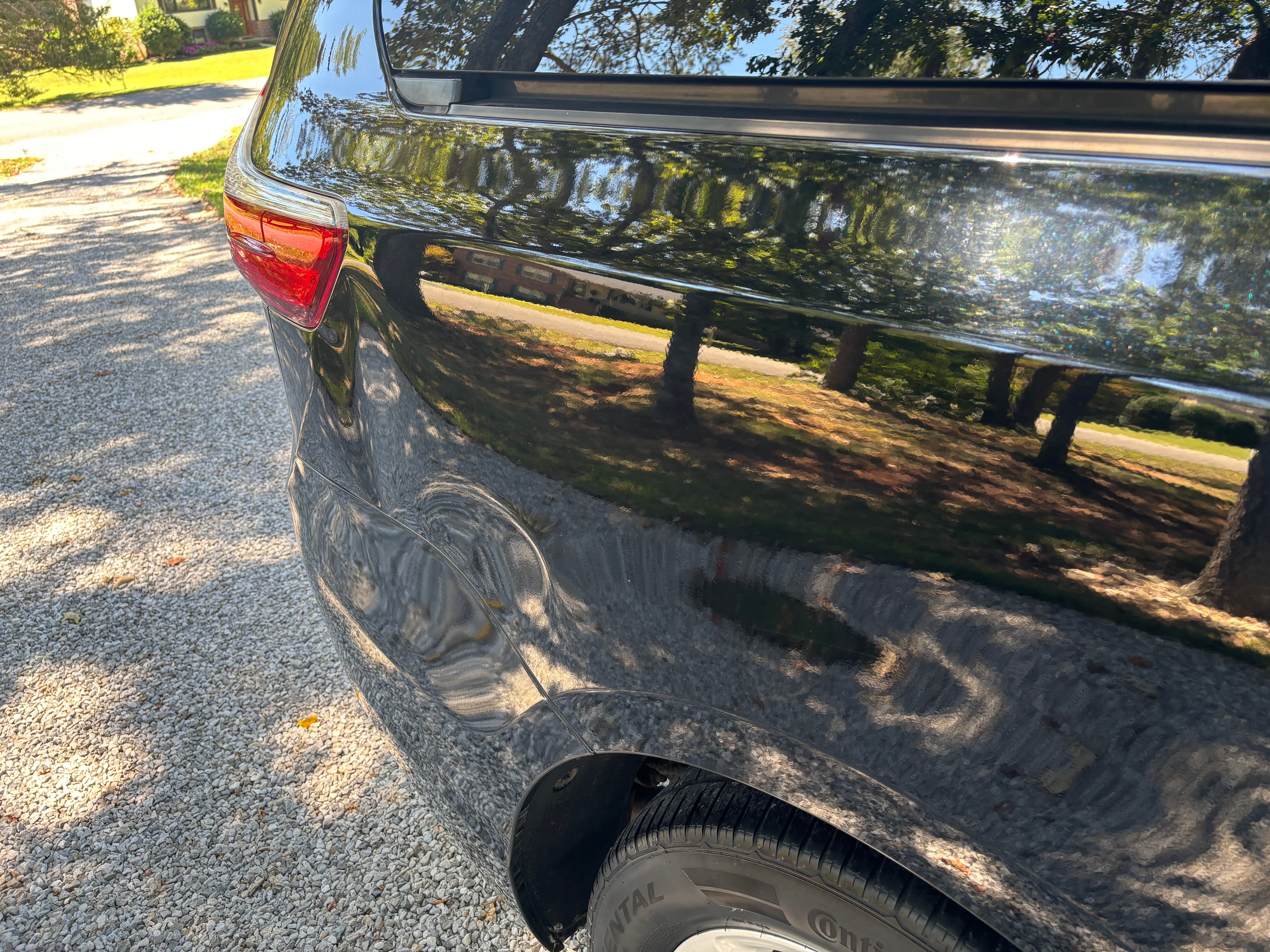 Premium detailing service on white Ford Mustang